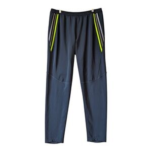 Adidas Men’s Training Navy Blue with‎ Green Stripes Track, Size L